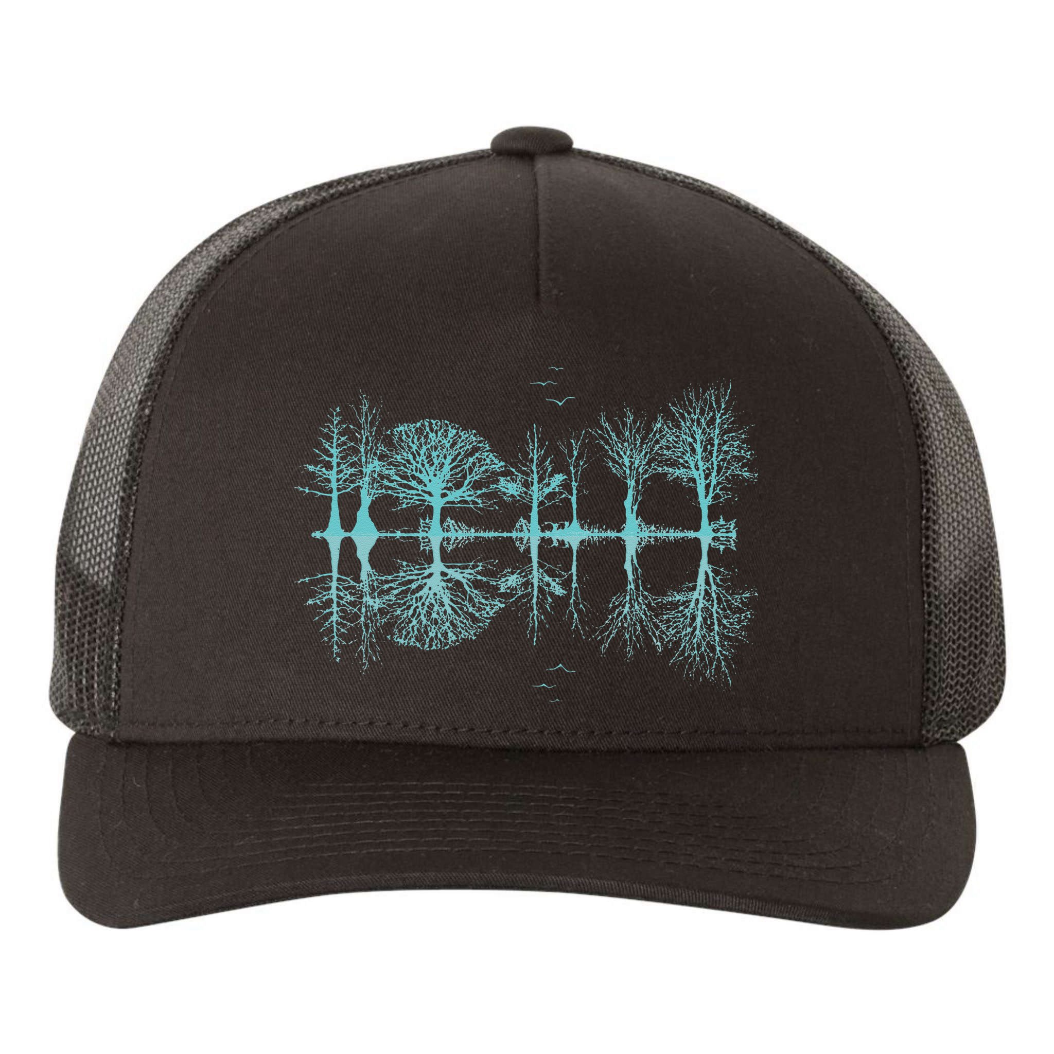 Wildlife Nature Forest Trees Reflection Outdoor Forest Yupoong Adult 5-Panel Trucker Hat