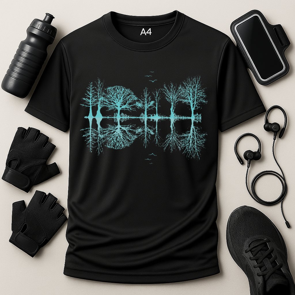 Wildlife Nature Forest Trees Reflection Outdoor Forest Cooling Performance Crew T-Shirt