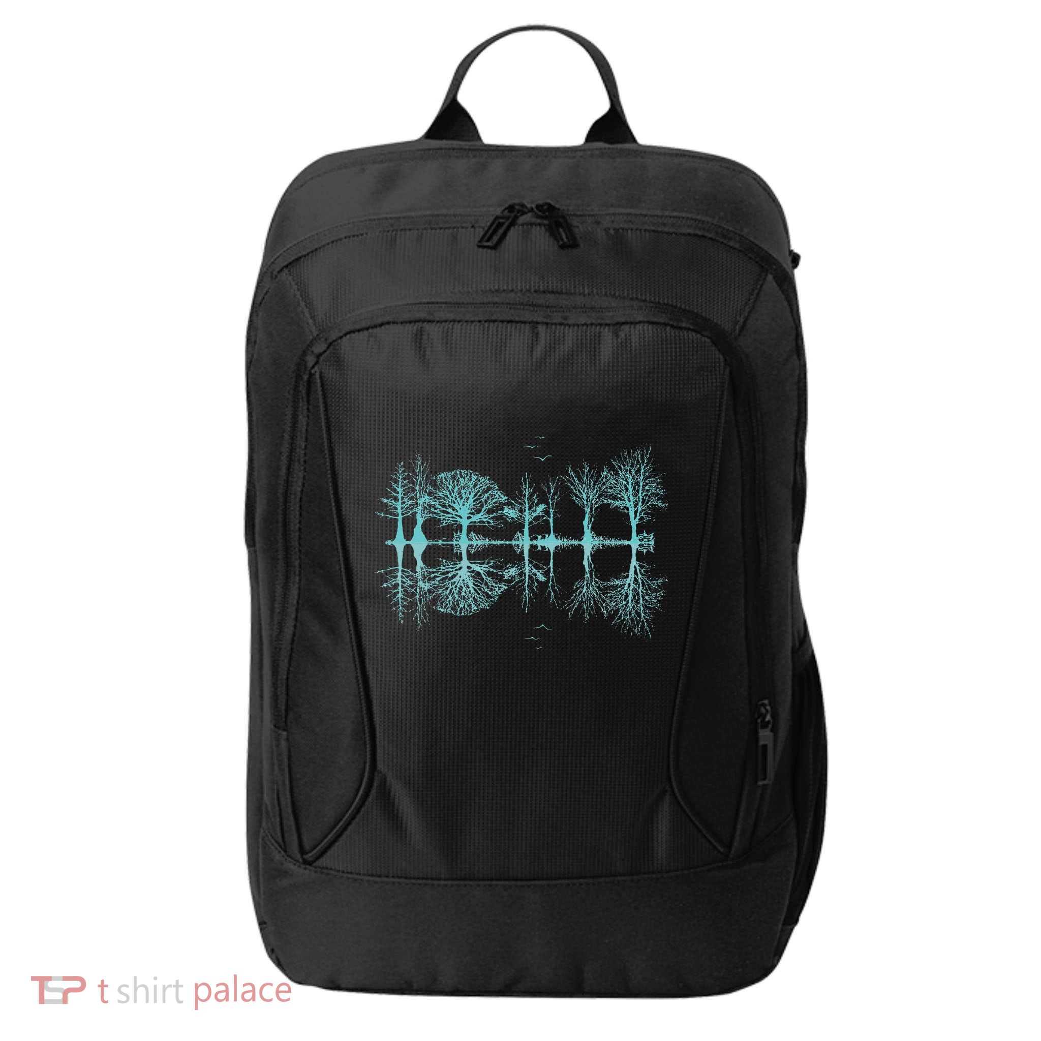 Wildlife Nature Forest Trees Reflection Outdoor Forest City Backpack