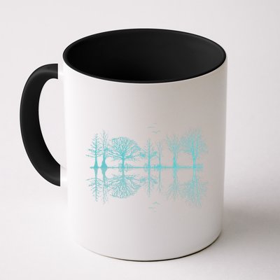 Wildlife Nature Forest Trees Reflection Outdoor Forest Mug