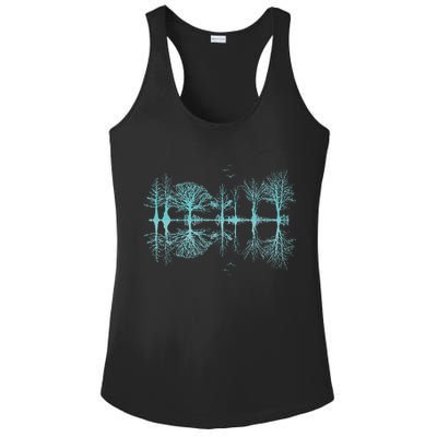 Wildlife Nature Forest Trees Reflection Outdoor Forest Ladies PosiCharge Competitor Racerback Tank