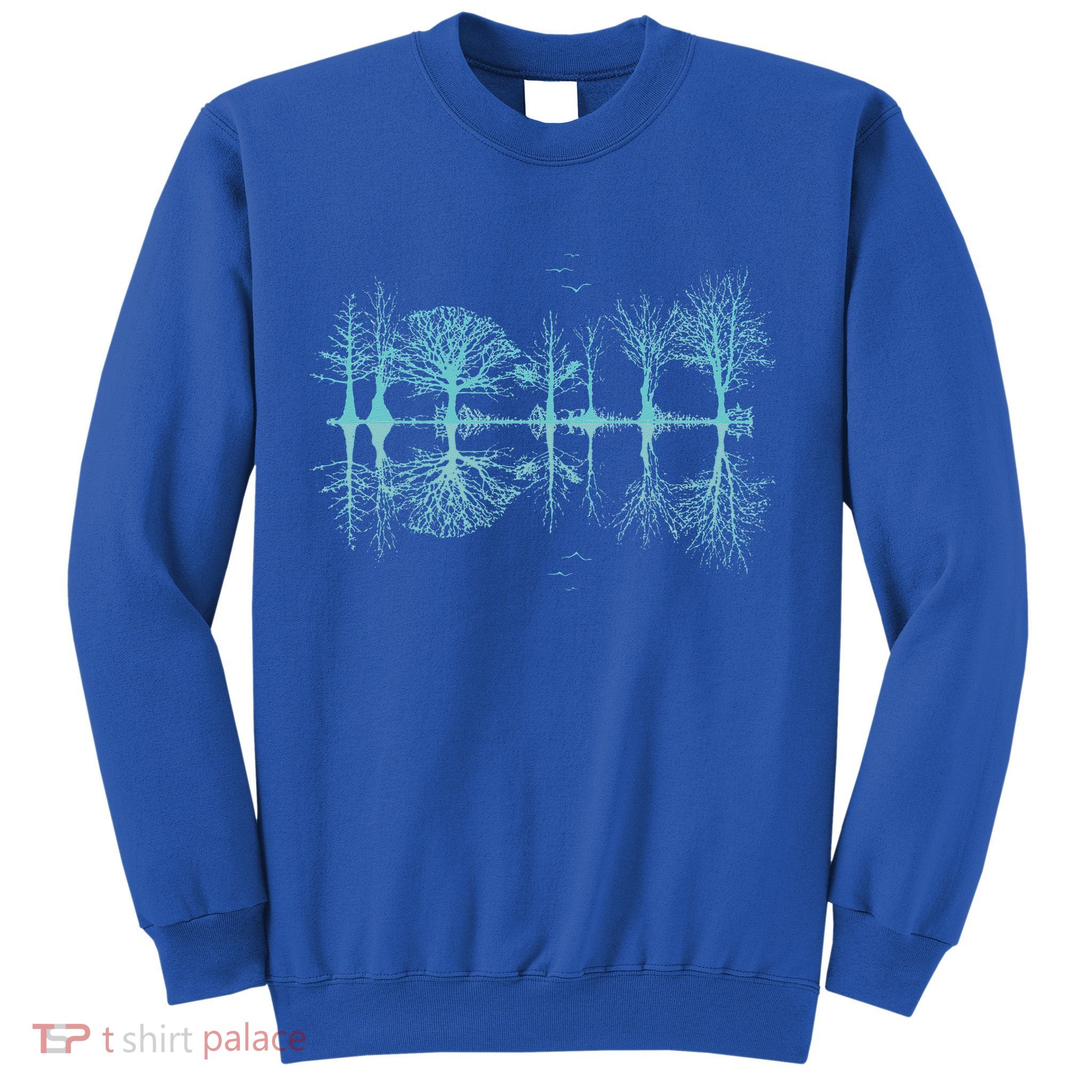 Wildlife Nature Forest Trees Reflection Outdoor Forest Sweatshirt