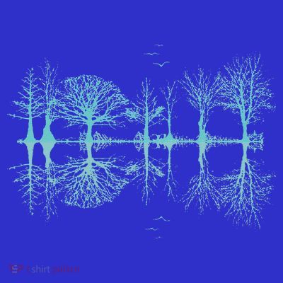 Wildlife Nature Forest Trees Reflection Outdoor Forest T-Shirt