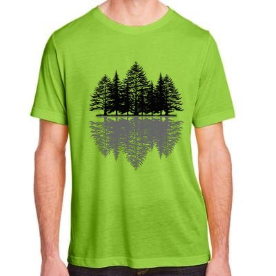 Wildlife Nature Forest Trees Reflection Outdoor Forest Adult ChromaSoft Performance T-Shirt