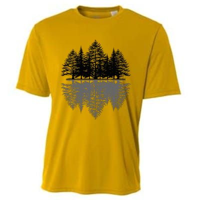 Wildlife Nature Forest Trees Reflection Outdoor Forest Cooling Performance Crew T-Shirt