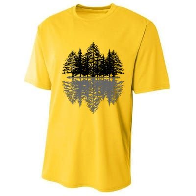 Wildlife Nature Forest Trees Reflection Outdoor Forest Performance Sprint T-Shirt