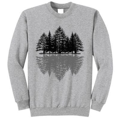 Wildlife Nature Forest Trees Reflection Outdoor Forest Sweatshirt