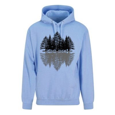 Wildlife Nature Forest Trees Reflection Outdoor Forest Unisex Surf Hoodie