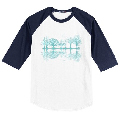 Wildlife Nature Forest Trees Reflection Outdoor Forest Mountain Wildlife Nature Baseball Sleeve Shirt