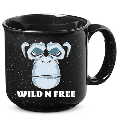 Wild N Free Monkey 15oz Campfire Ceramic Mug