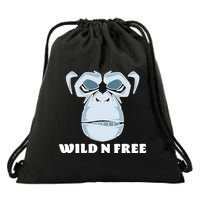 Wild N Free Monkey Drawstring Bag