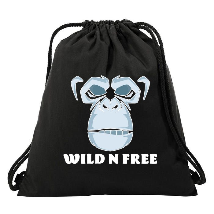 Wild N Free Monkey Drawstring Bag