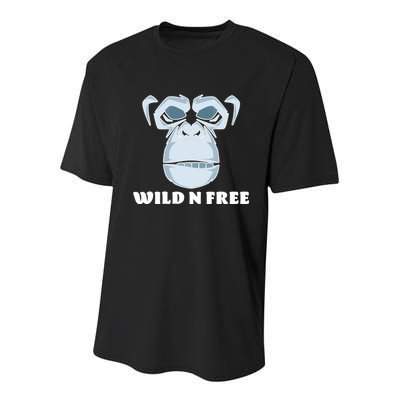 Wild N Free Monkey Youth Performance Sprint T-Shirt