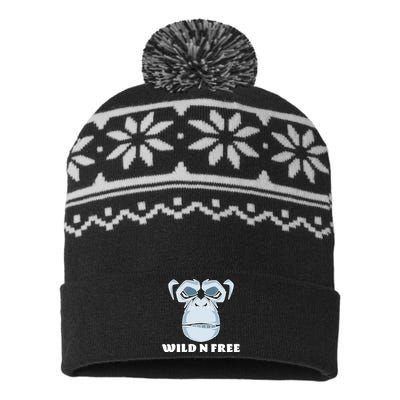 Wild N Free Monkey USA-Made Snowflake Beanie