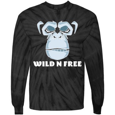 Wild N Free Monkey Tie-Dye Long Sleeve Shirt