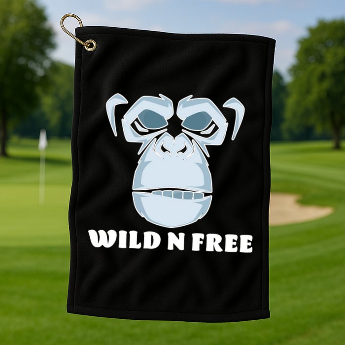 Wild N Free Monkey Golf Towel