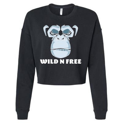 Wild N Free Monkey Cropped Pullover Crew