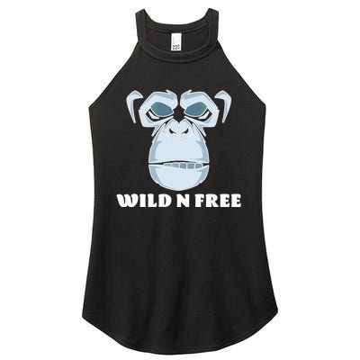 Wild N Free Monkey Women's Perfect Tri Rocker Tank