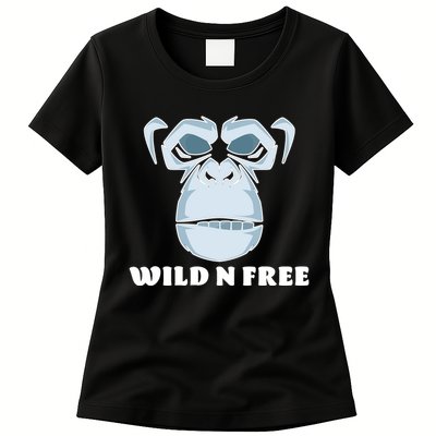 Wild N Free Monkey Womens T-Shirt