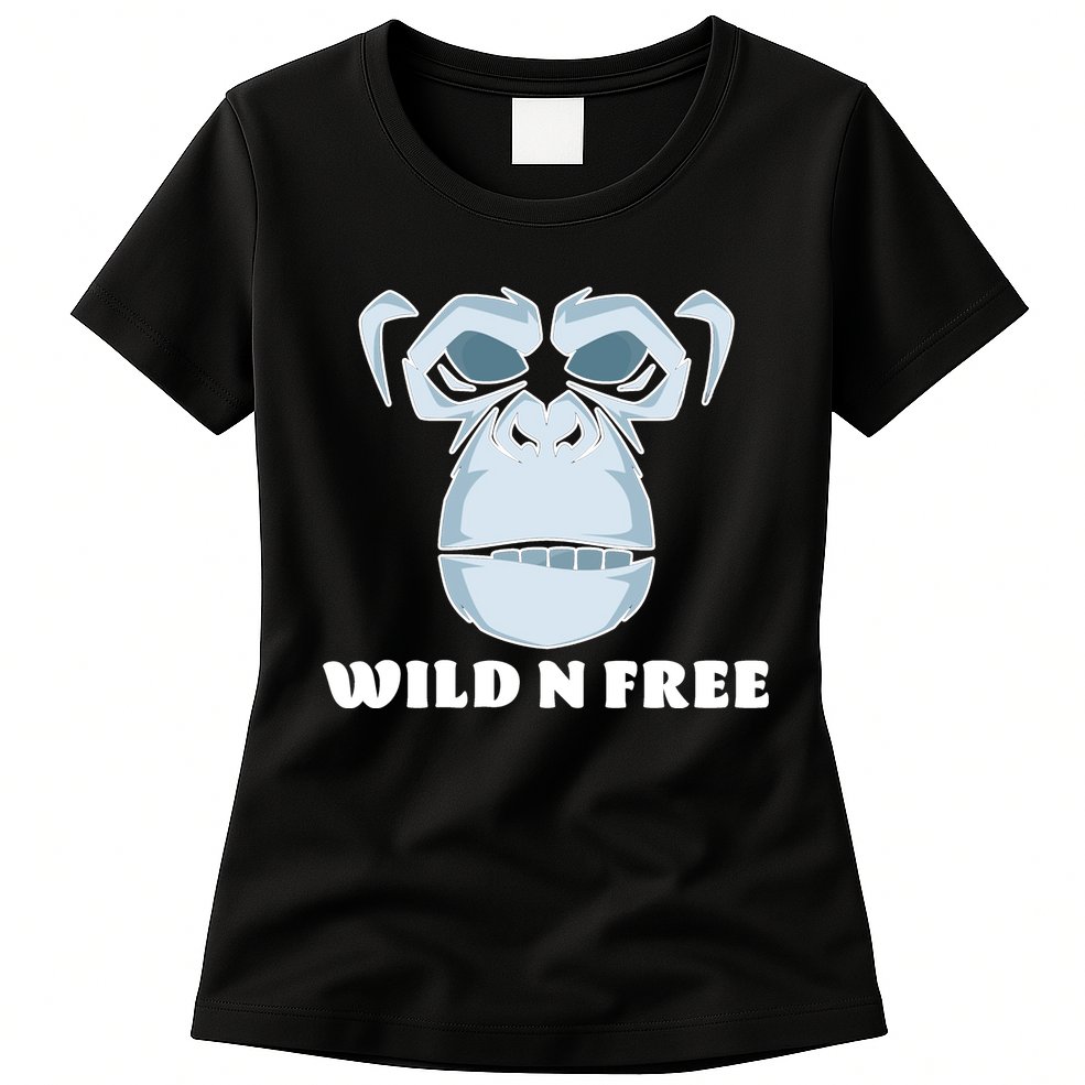 Wild N Free Monkey Womens T-Shirt