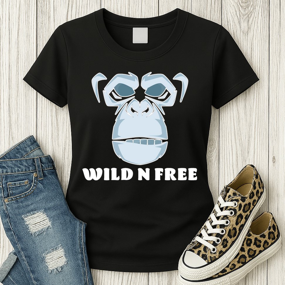 Wild N Free Monkey Womens T-Shirt