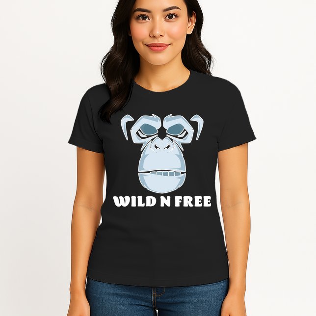 Wild N Free Monkey Womens T-Shirt
