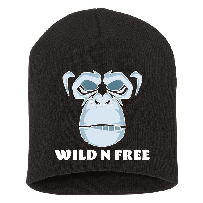 Wild N Free Monkey Short Acrylic Beanie