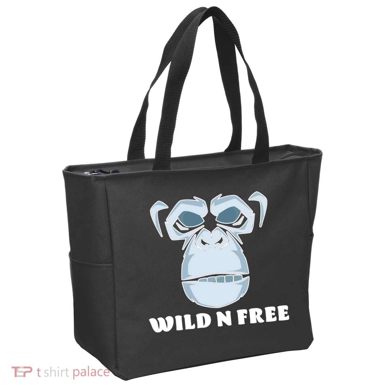 Wild N Free Monkey Zip Tote Bag