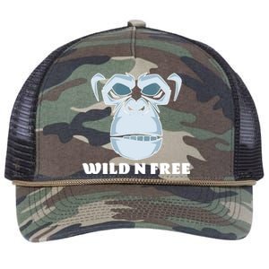 Wild N Free Monkey Retro Rope Trucker Hat Cap