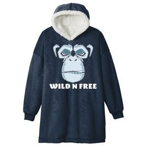 Wild N Free Monkey Hooded Wearable Blanket