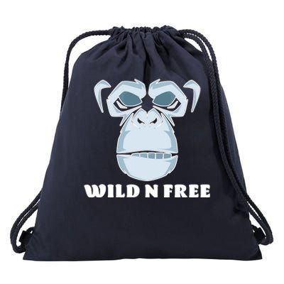 Wild N Free Monkey Drawstring Bag