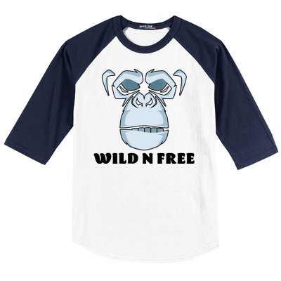 Wild N Free Monkey Baseball Sleeve Shirt