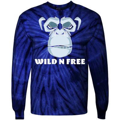 Wild N Free Monkey Tie-Dye Long Sleeve Shirt