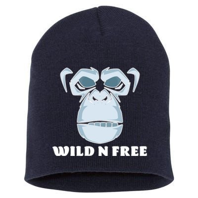 Wild N Free Monkey Short Acrylic Beanie