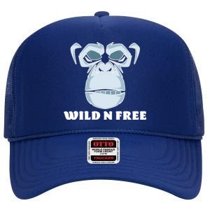 Wild N Free Monkey High Crown Mesh Back Trucker Hat