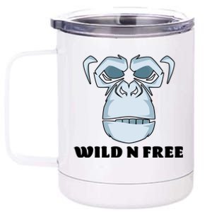 Wild N Free Monkey 12 oz Stainless Steel Tumbler Cup