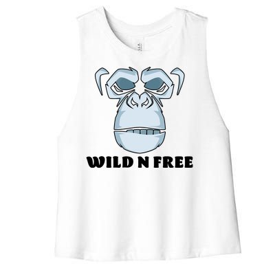 Wild N Free Monkey Women's Racerback Cropped Tank