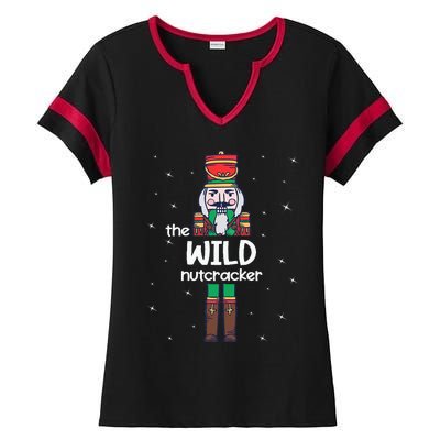 Wild Nutcracker Family Matching Ladies Halftime Notch Neck Tee