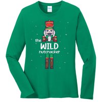 Wild Nutcracker Family Matching Ladies Long Sleeve Shirt