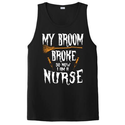 Witch Nurse Funny Saying Costume Easy Halloween Funny Gift Great Gift PosiCharge Competitor Tank