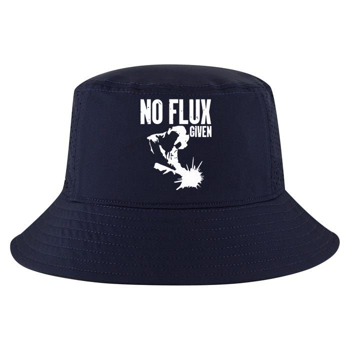 Welder No Flux Given | Funny Welding Dads Cool Comfort Performance Bucket Hat