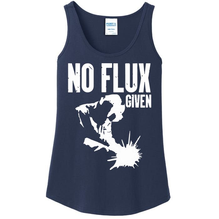 Welder No Flux Given | Funny Welding Dads Ladies Essential Tank