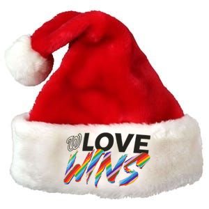 Washington Nationals Fanatics Branded Love Wins Premium Christmas Santa Hat