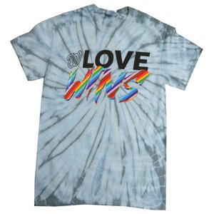 Washington Nationals Fanatics Branded Love Wins Tie-Dye T-Shirt