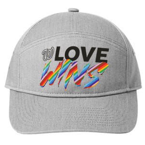 Washington Nationals Fanatics Branded Love Wins 7-Panel Snapback Hat