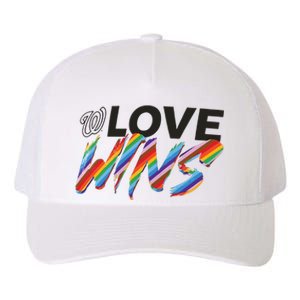 Washington Nationals Fanatics Branded Love Wins Yupoong Adult 5-Panel Trucker Hat