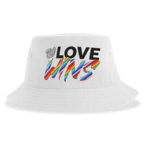 Washington Nationals Fanatics Branded Love Wins Sustainable Bucket Hat