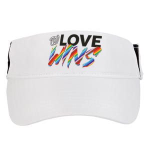 Washington Nationals Fanatics Branded Love Wins Adult Drive Performance Visor