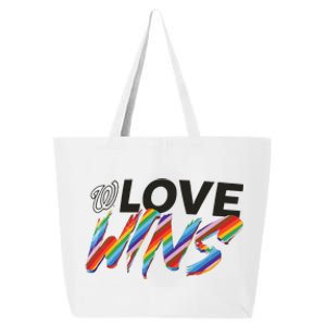 Washington Nationals Fanatics Branded Love Wins 25L Jumbo Tote