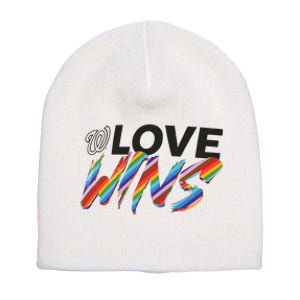 Washington Nationals Fanatics Branded Love Wins Short Acrylic Beanie